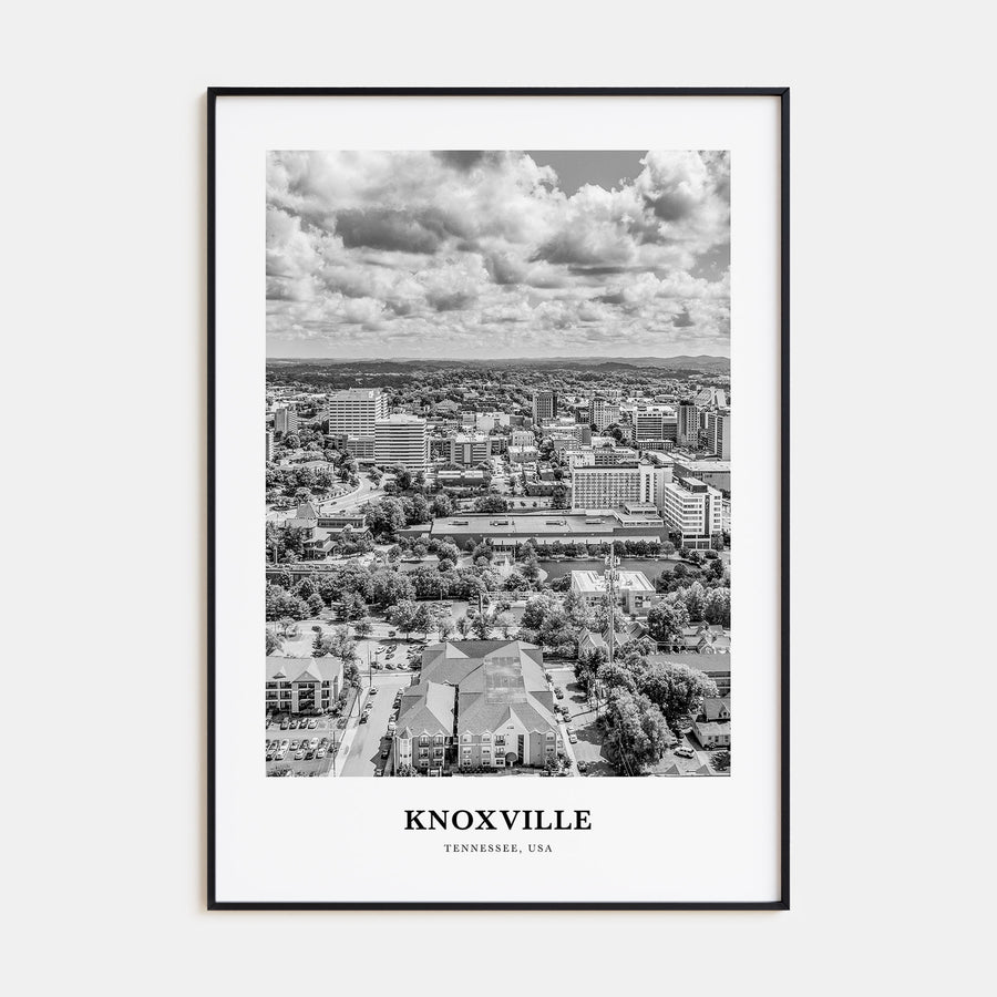 Knoxville Portrait B&W No 2 Poster