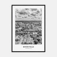 Knoxville Portrait B&W No 2 Poster