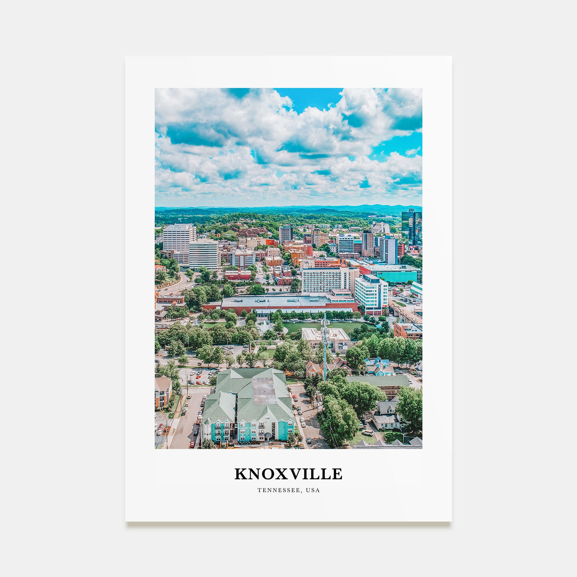 Knoxville Portrait Color Poster
