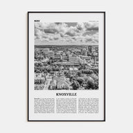 Knoxville Travel B&W No 2 Poster