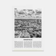 Knoxville Travel B&W No 2 Poster