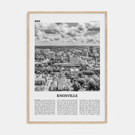 Knoxville Travel B&W No 2 Poster