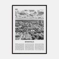 Knoxville Travel B&W No 2 Poster