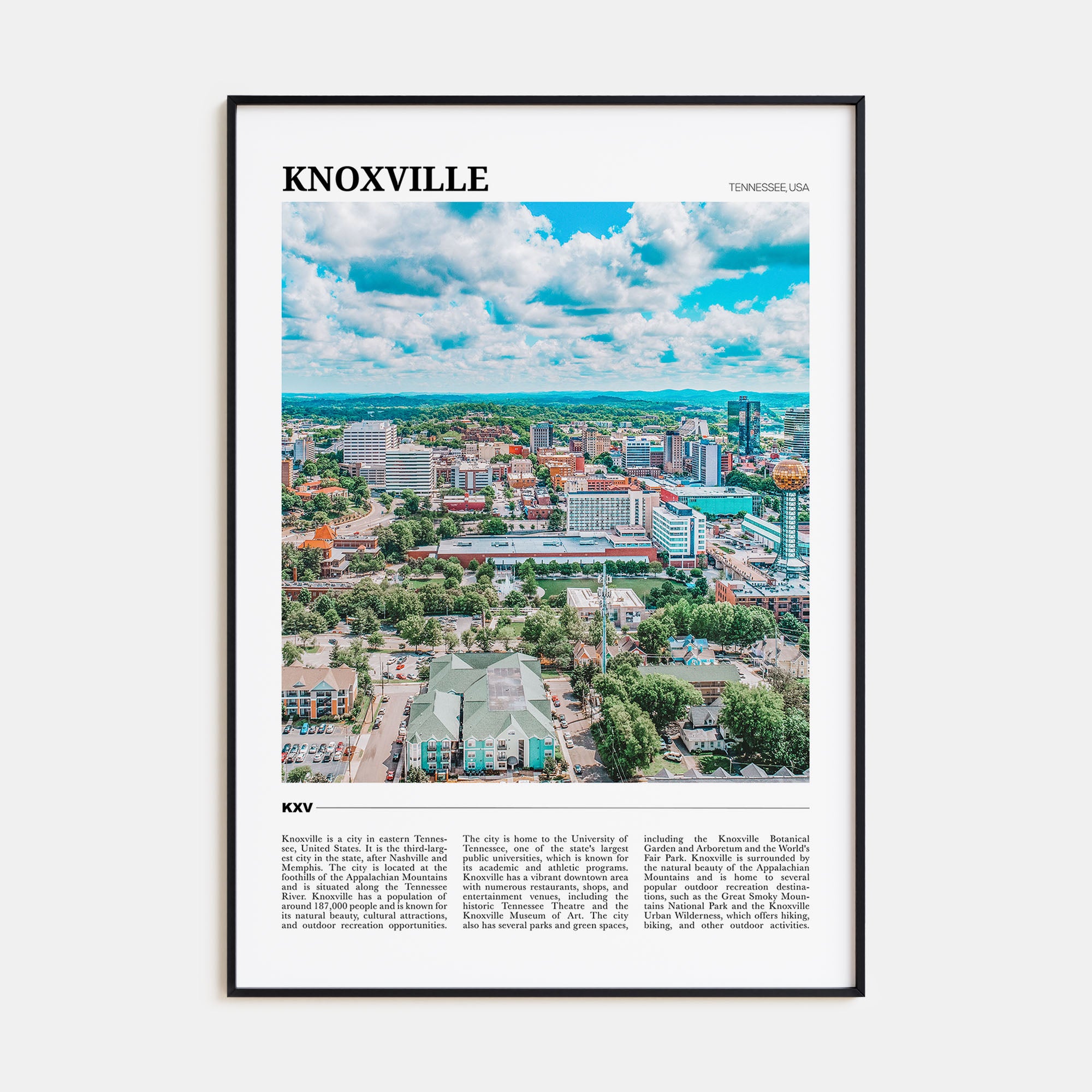 Knoxville Travel Color Poster
