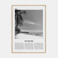 Ko Phi Phi Travel B&W Poster