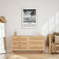 Ko Samui Travel B&W Poster