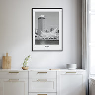 Kobe Portrait B&W Poster