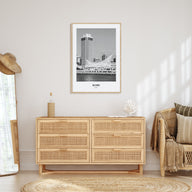 Kobe Portrait B&W Poster