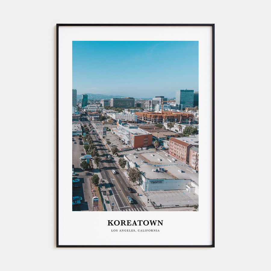 Koreatown, Los Angeles Portrait Color Poster