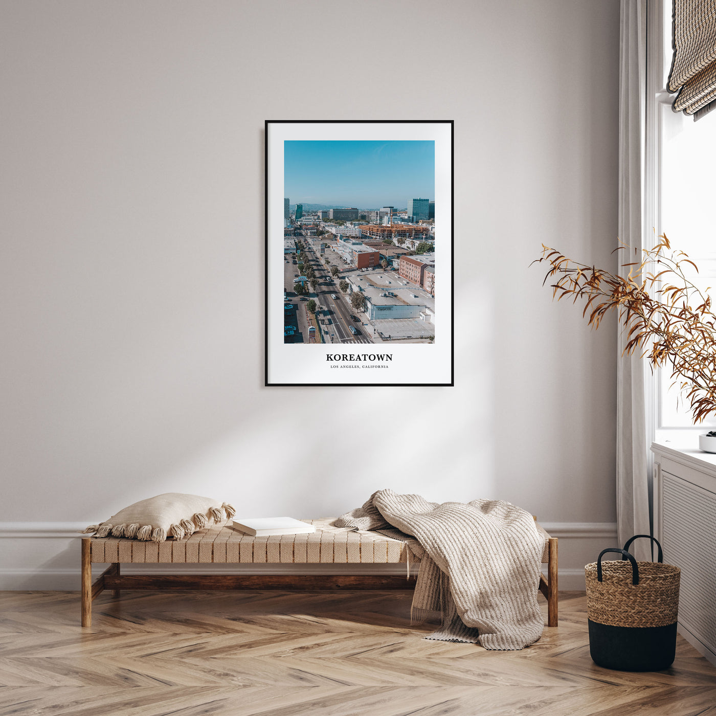 Koreatown, Los Angeles Portrait Color Poster