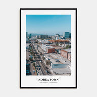 Koreatown, Los Angeles Portrait Color Poster