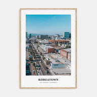 Koreatown, Los Angeles Portrait Color Poster