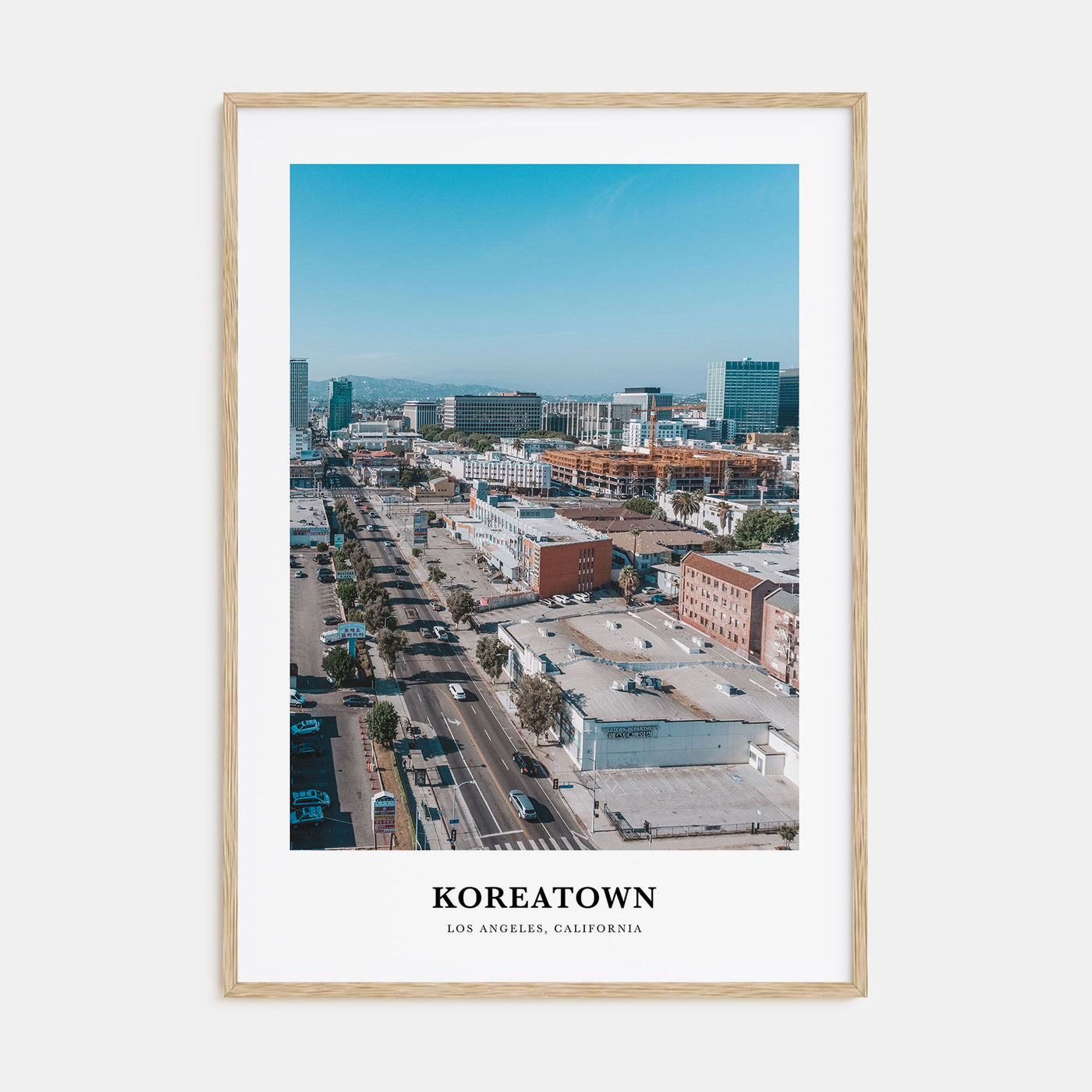 Koreatown, Los Angeles Portrait Color Poster