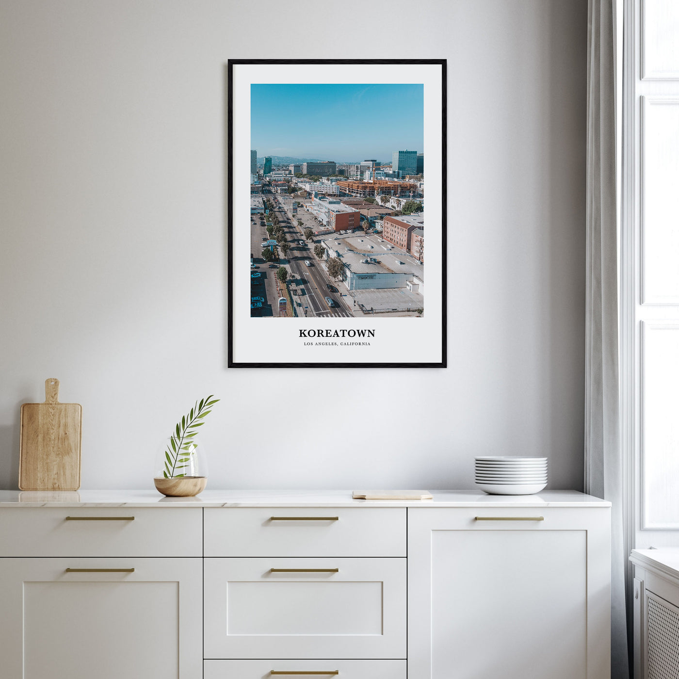 Koreatown, Los Angeles Portrait Color Poster