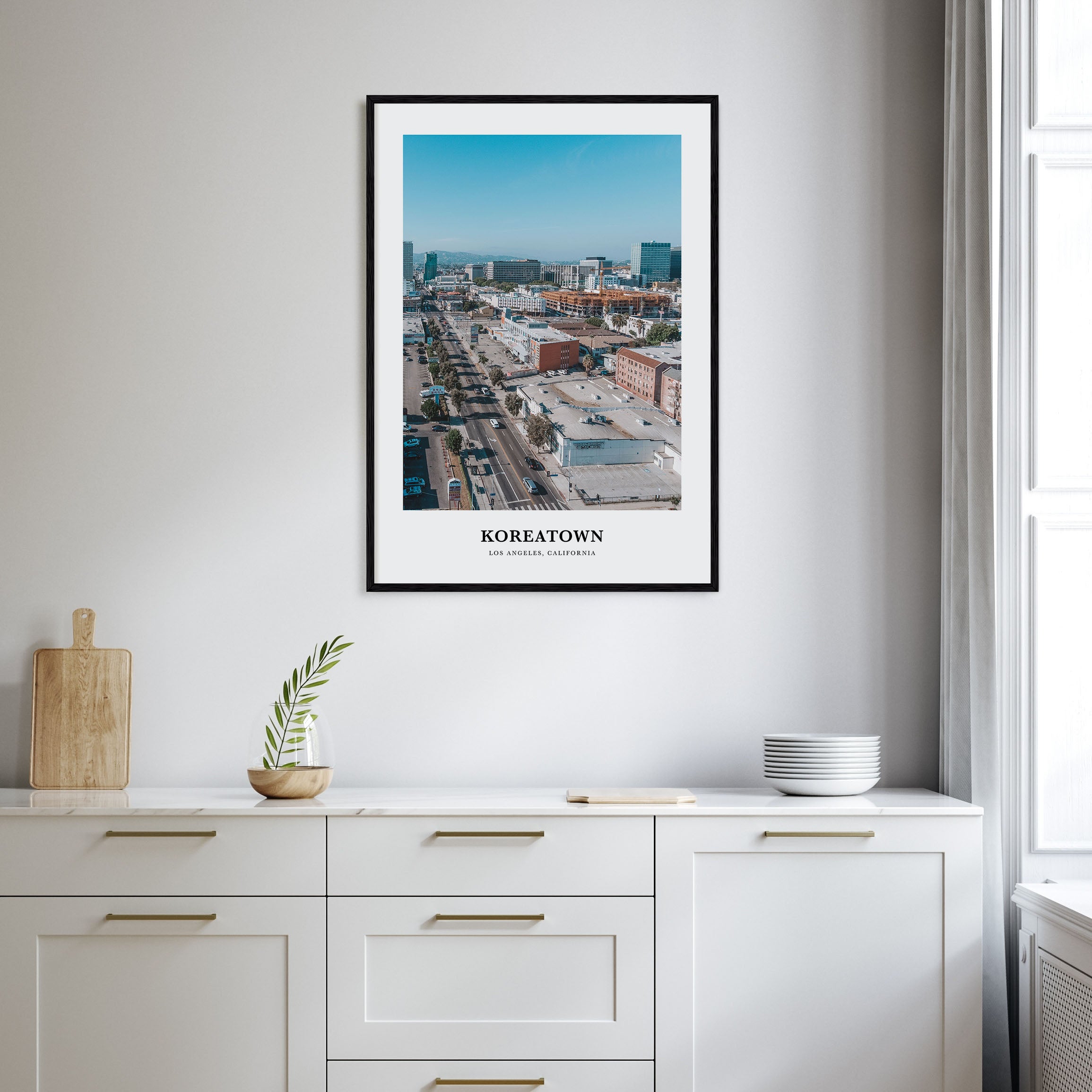 Koreatown, Los Angeles Portrait Color Poster
