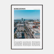 Koreatown, Los Angeles Travel Color Poster