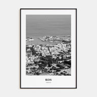 Kos Portrait B&W Poster