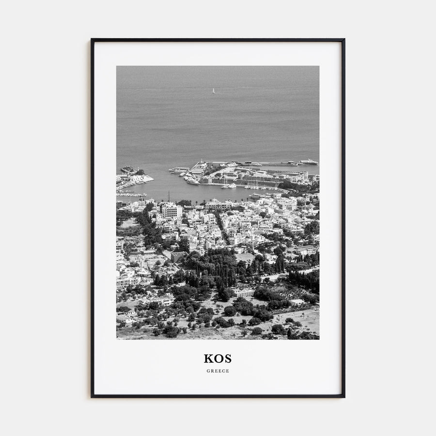 Kos Portrait B&W Poster