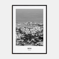 Kos Portrait B&W Poster