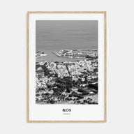 Kos Portrait B&W Poster