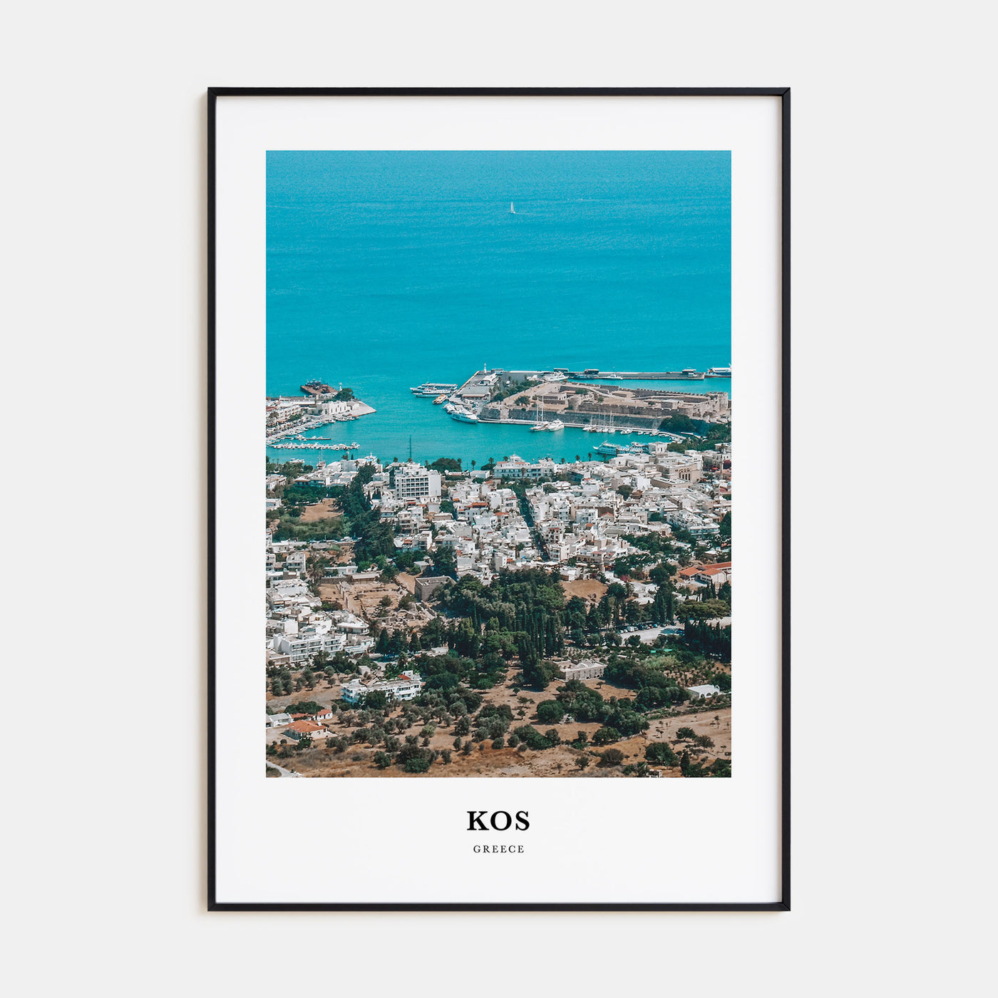 Kos Portrait Color Poster