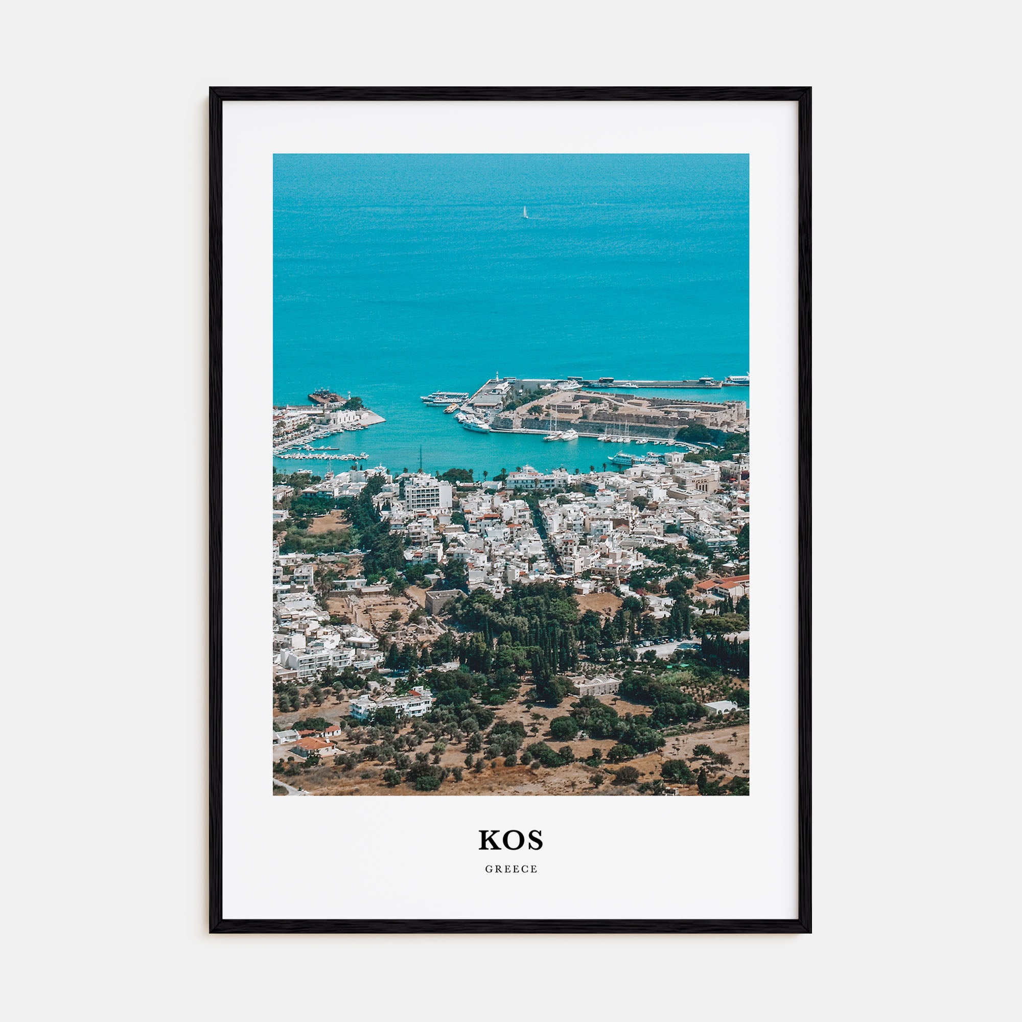 Kos Portrait Color Poster