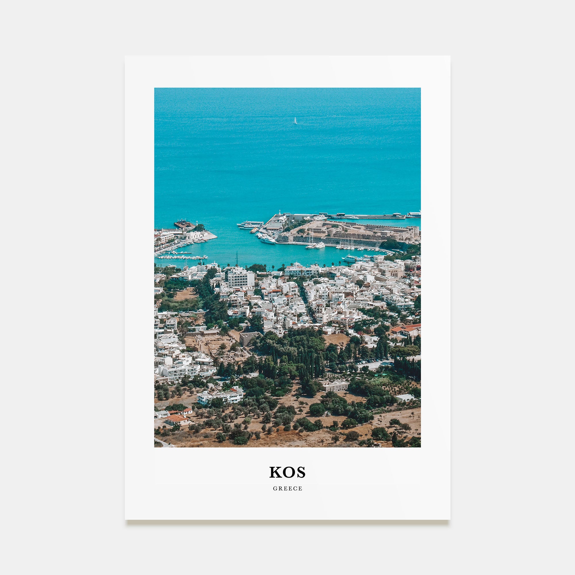 Kos Portrait Color Poster