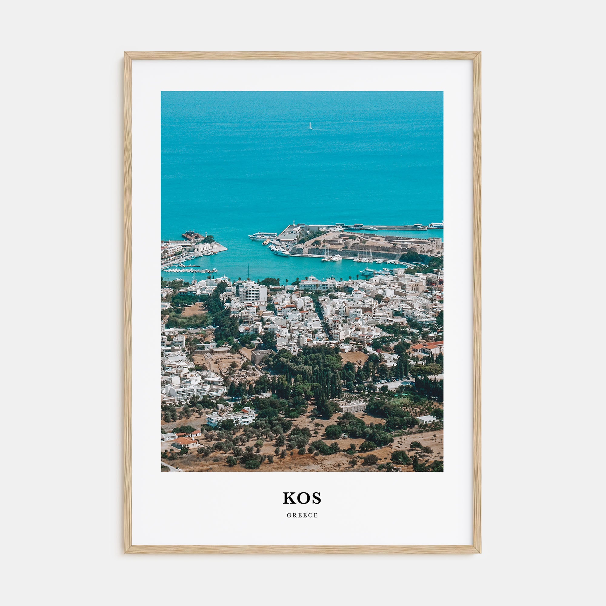 Kos Portrait Color Poster