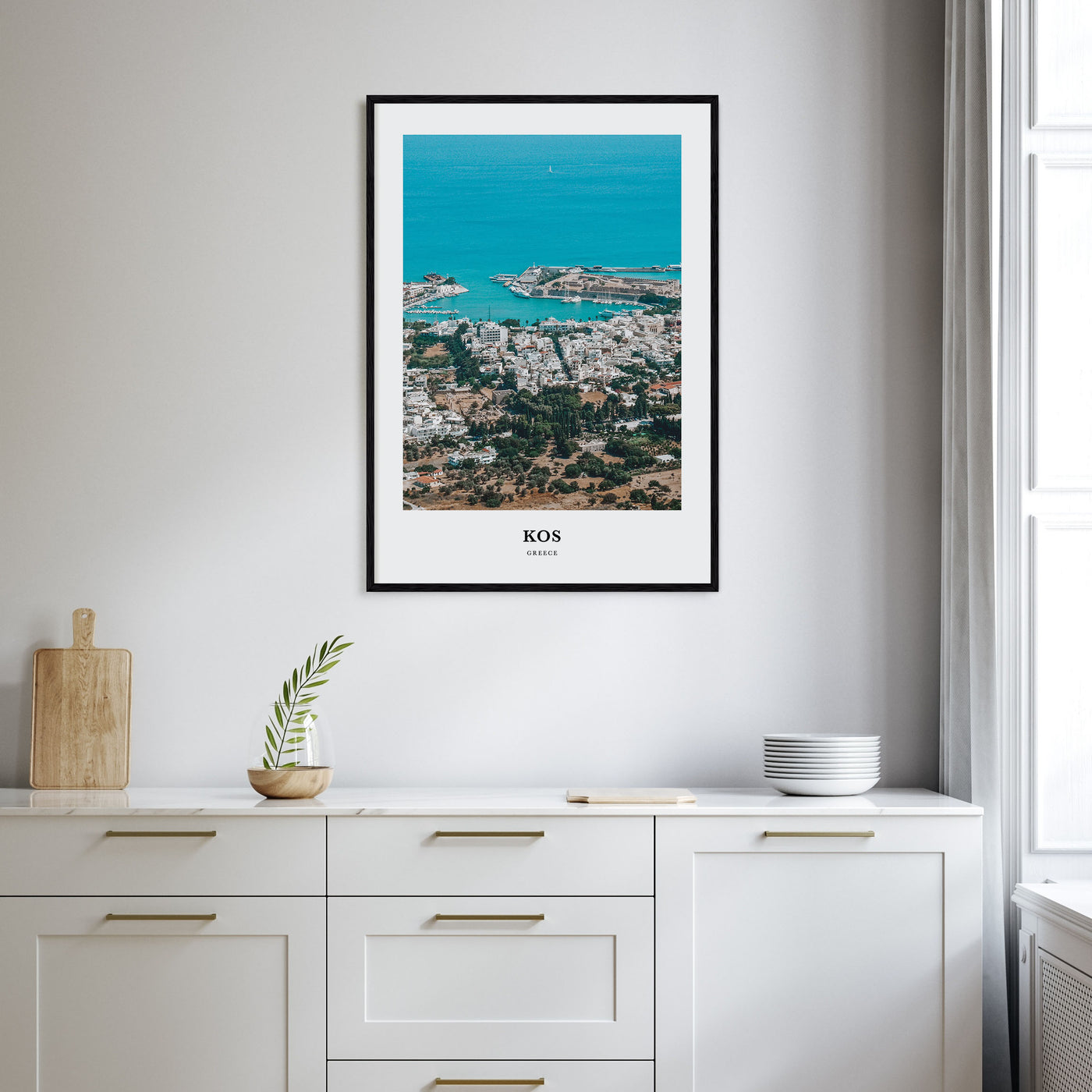 Kos Portrait Color Poster