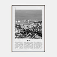 Kos Travel B&W Poster