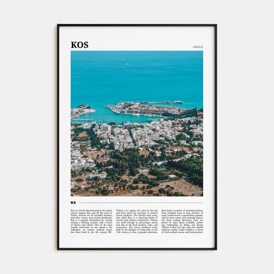 Kos Travel Color Poster