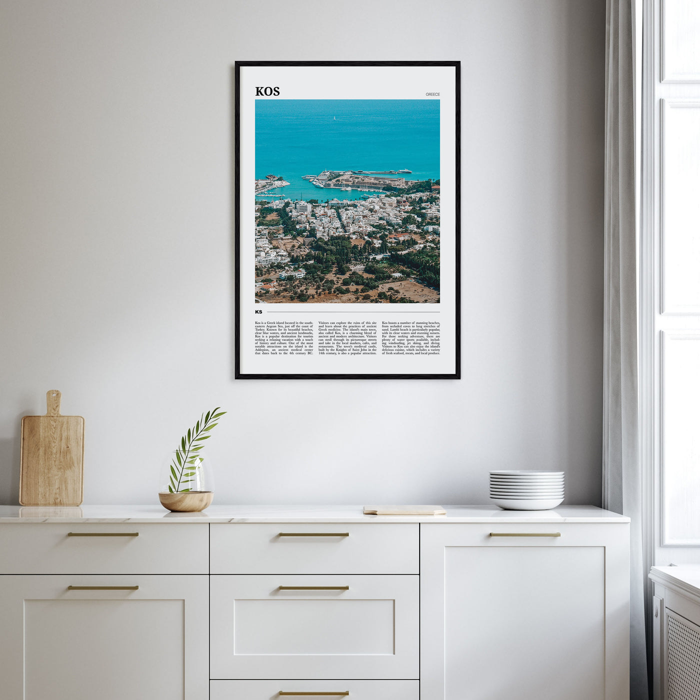 Kos Travel Color Poster