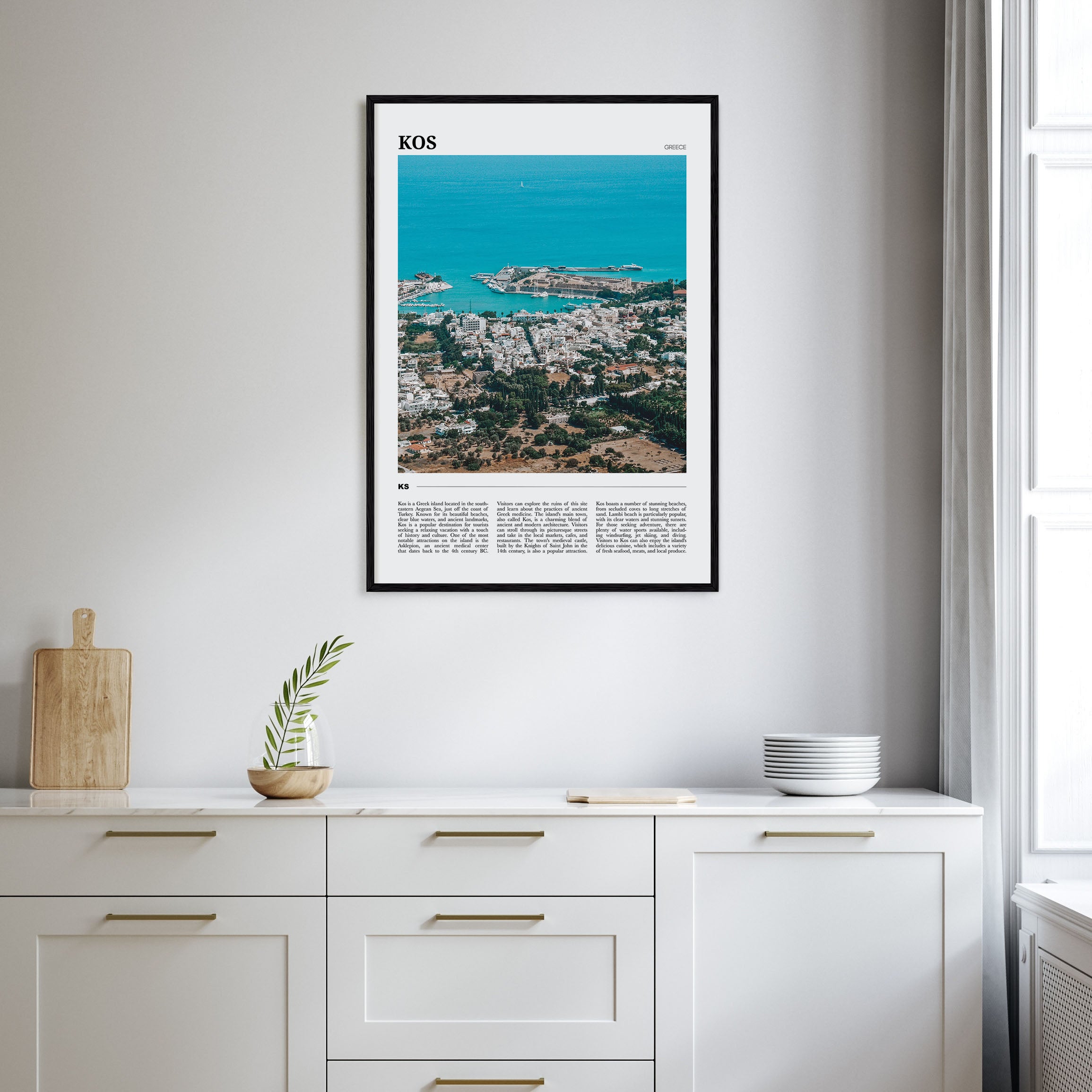 Kos Travel Color Poster