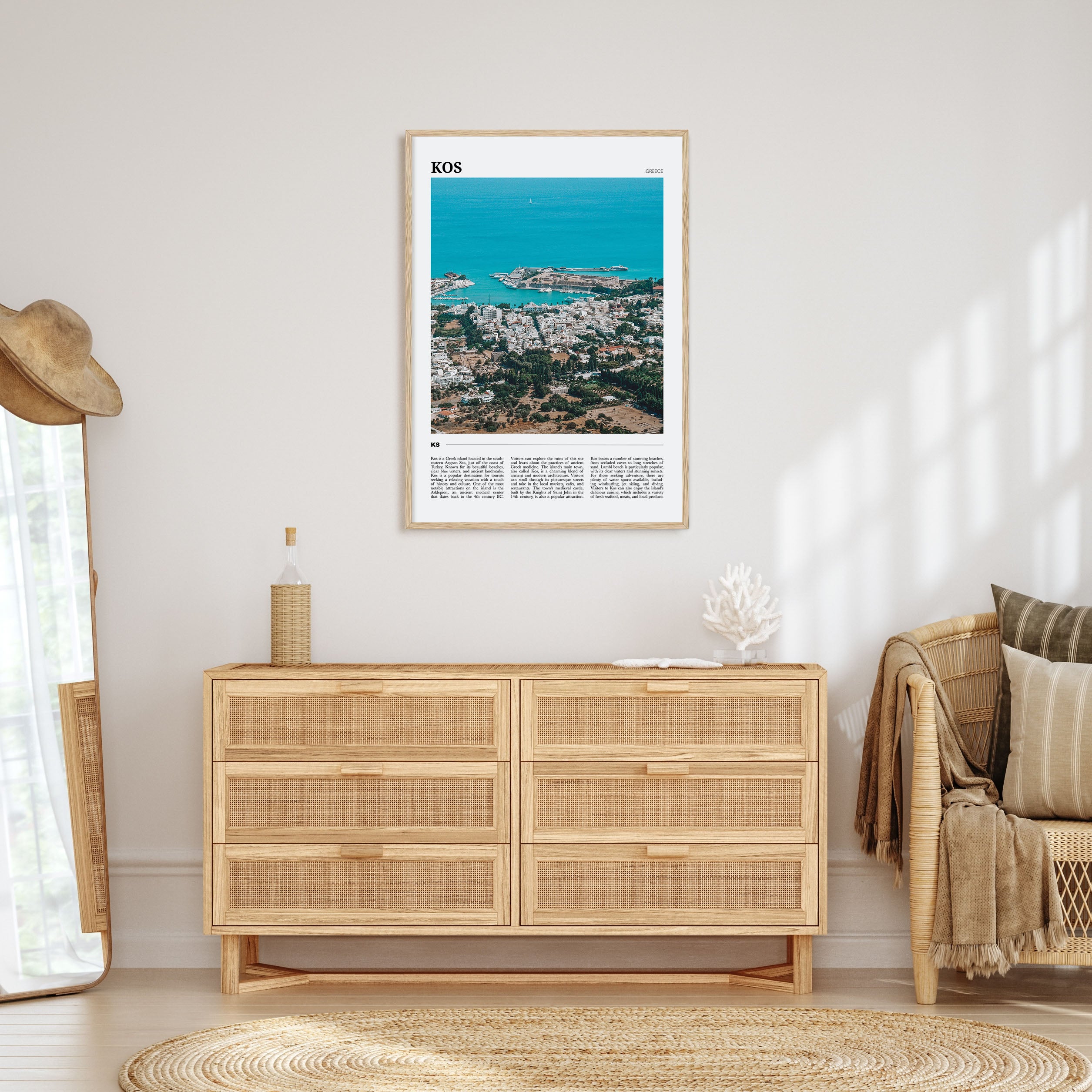 Kos Travel Color Poster