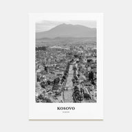 Kosovo Portrait B&W Poster