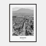Kosovo Portrait B&W Poster
