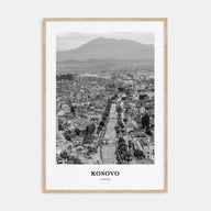 Kosovo Portrait B&W Poster