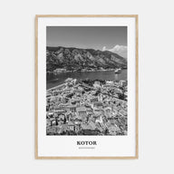 Kotor Portrait B&W Poster