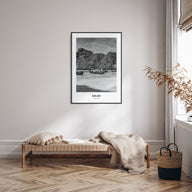 Krabi Portrait B&W Poster