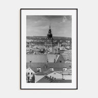 Kraków Photo B&W Poster