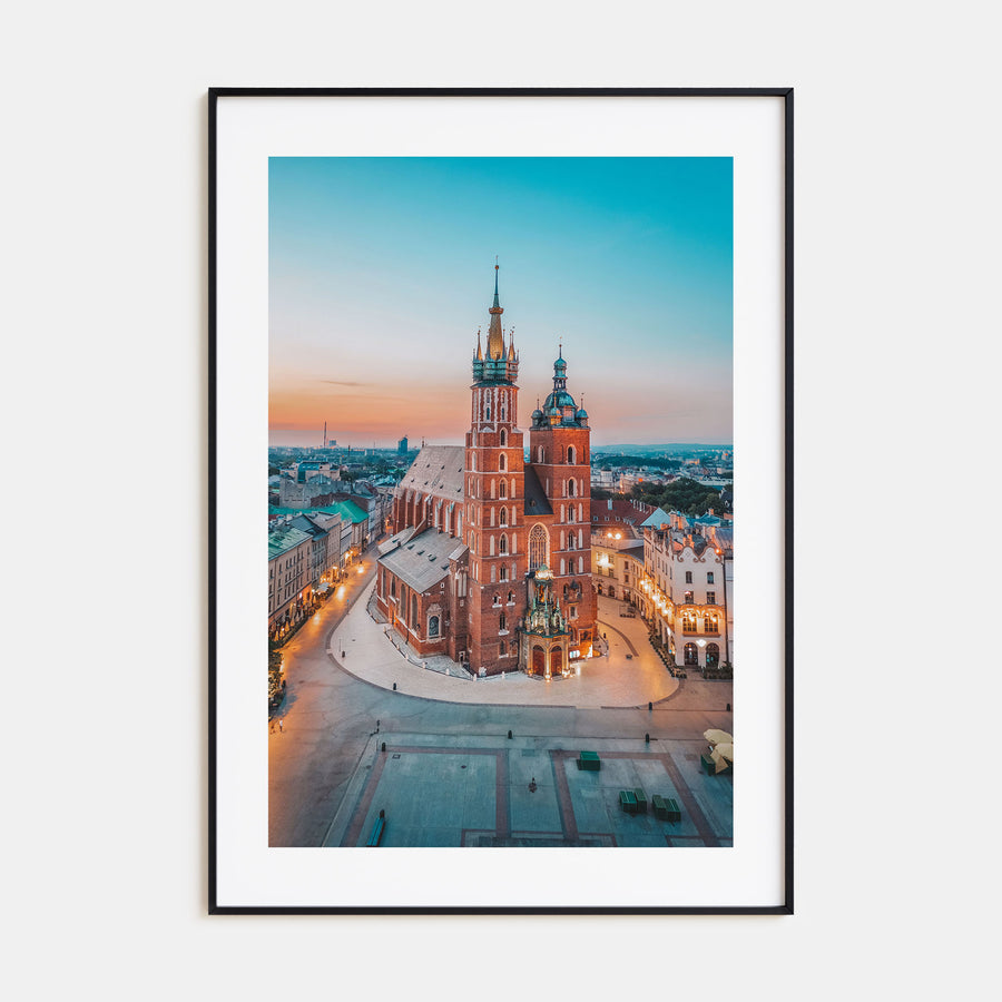 Kraków Photo Color Poster