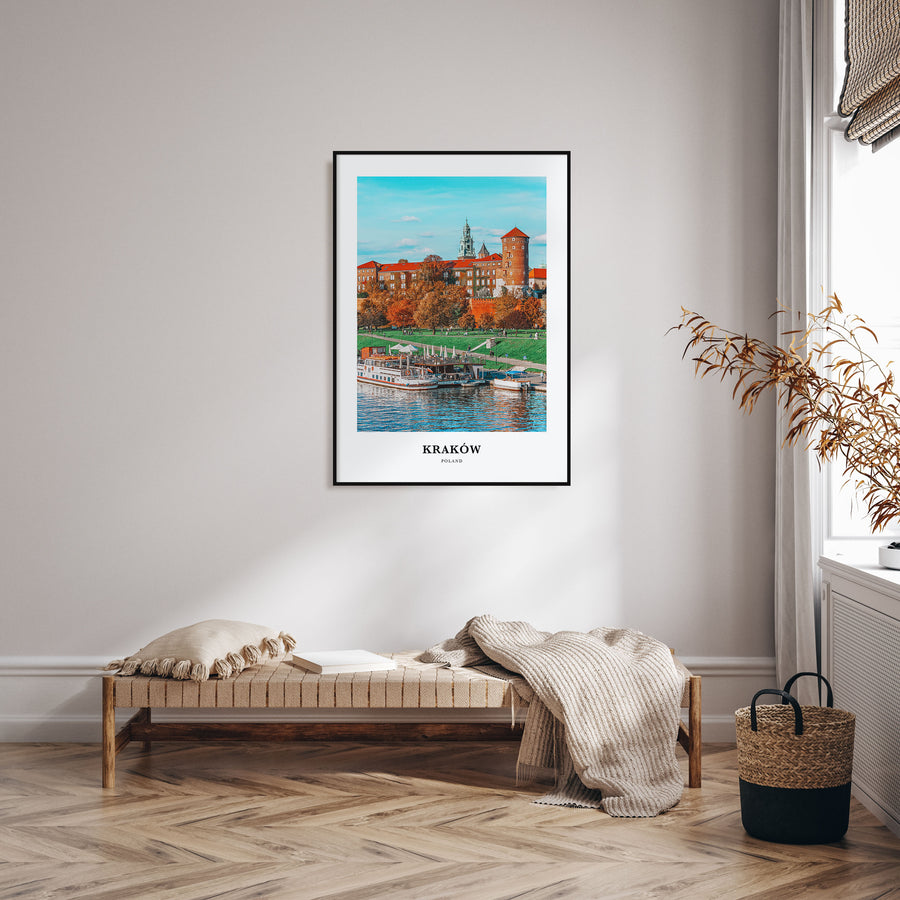 Kraków Portrait Color Poster