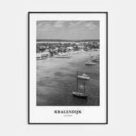 Kralendijk Portrait B&W Poster