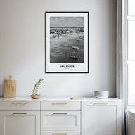 Kralendijk Portrait B&W Poster