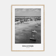 Kralendijk Portrait B&W Poster