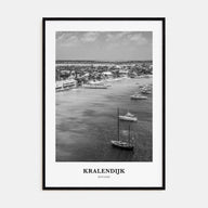 Kralendijk Portrait B&W Poster