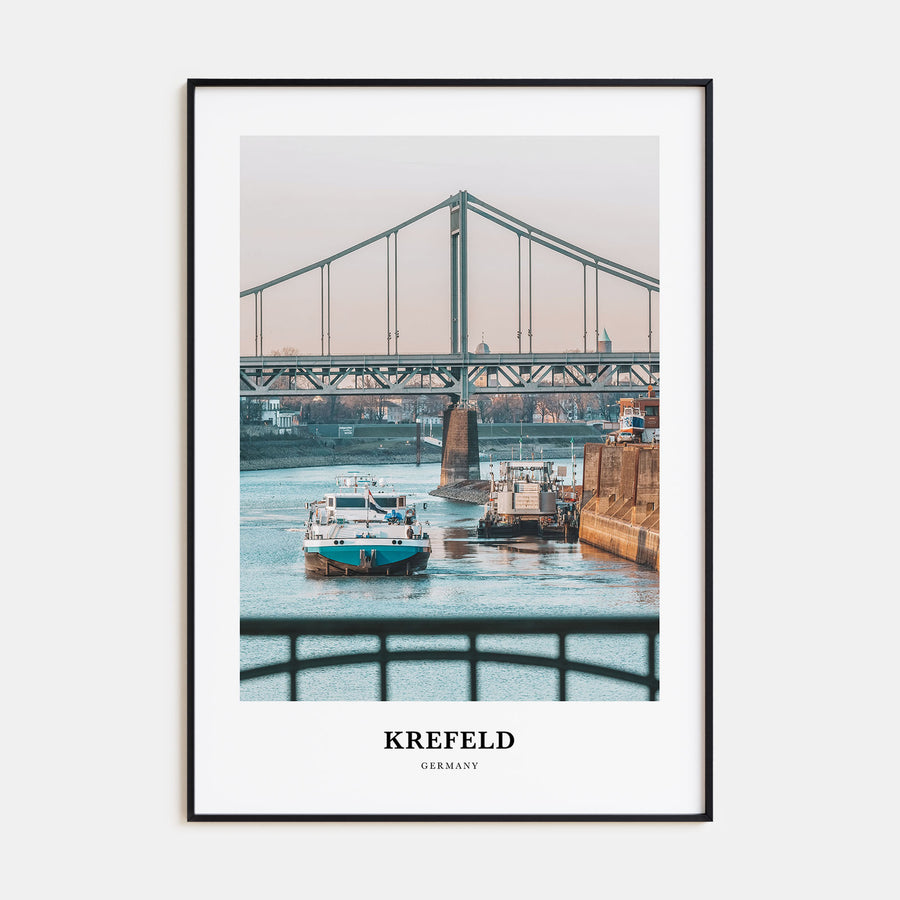 Krefeld Portrait Color Poster