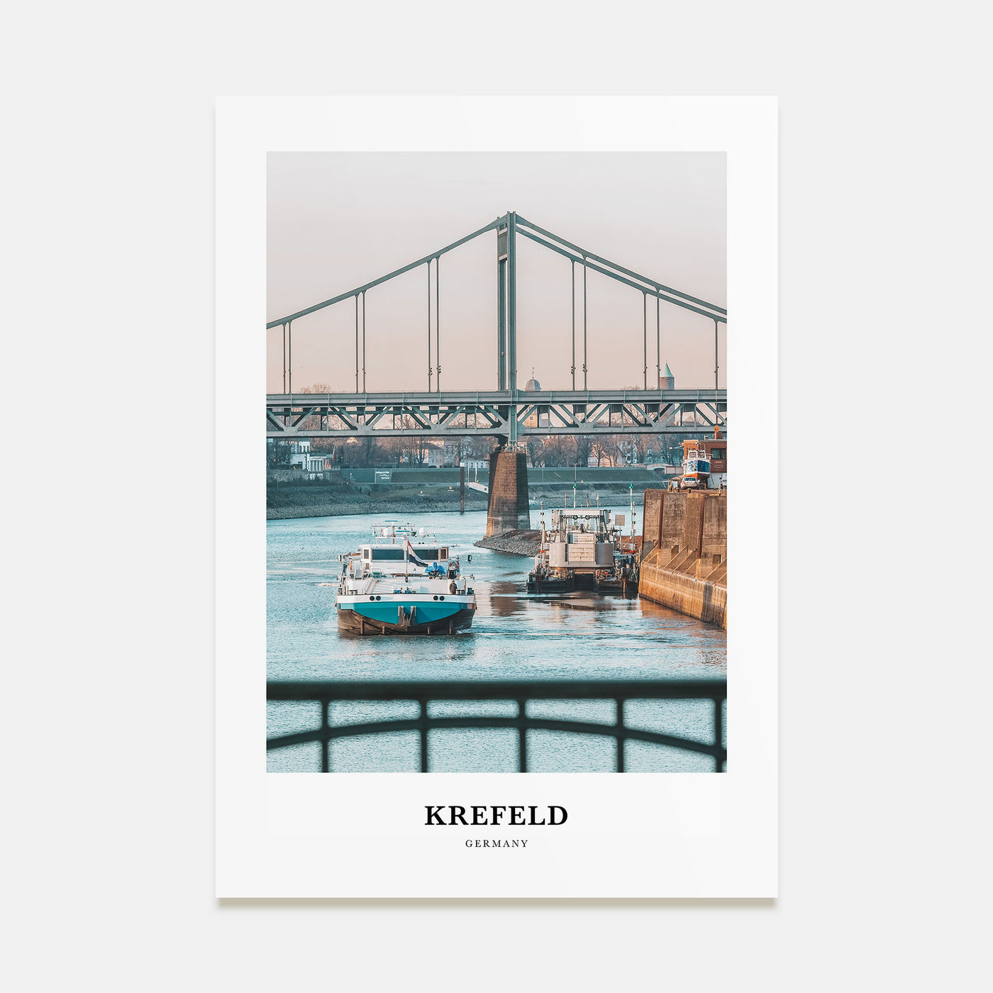 Krefeld Portrait Color Poster