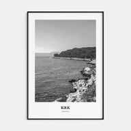 Krk Portrait B&W Poster