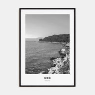 Krk Portrait B&W Poster